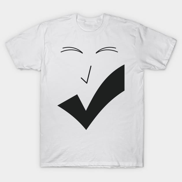 Fine smile - Fine face D04. T-Shirt by ezunique